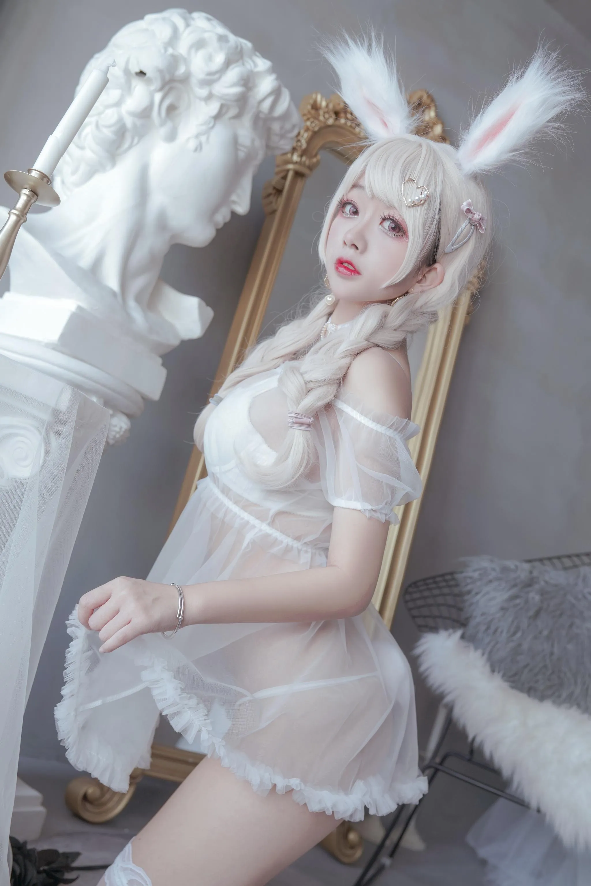 日奈娇 – NO.05 猫与兔 [50P]插图8